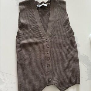 Zara | Button Up Vest